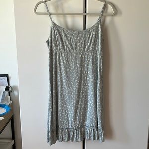 blue floral brandy melville dress